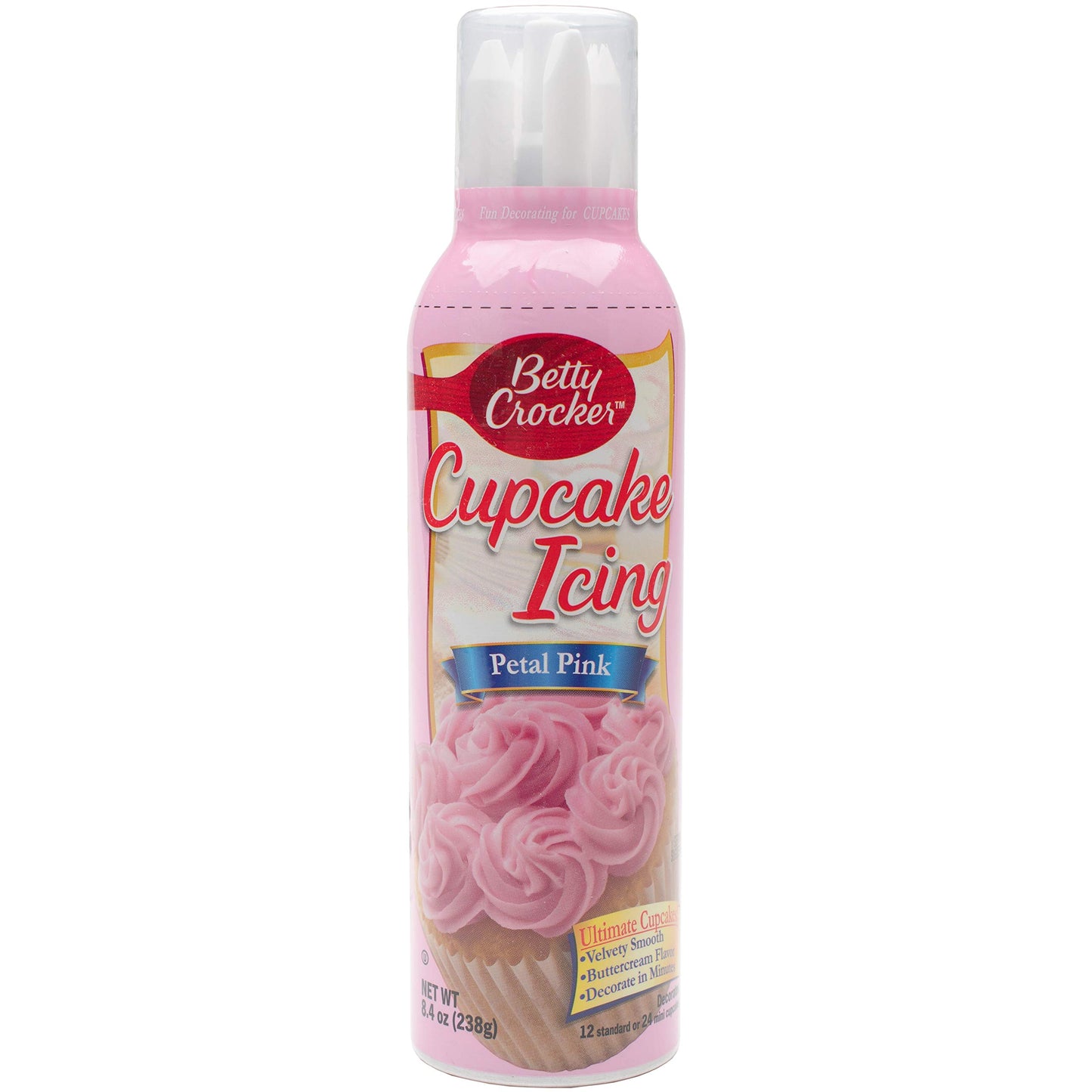 Betty Crocker Cupcake Icing, Pink, 8.4 Oz