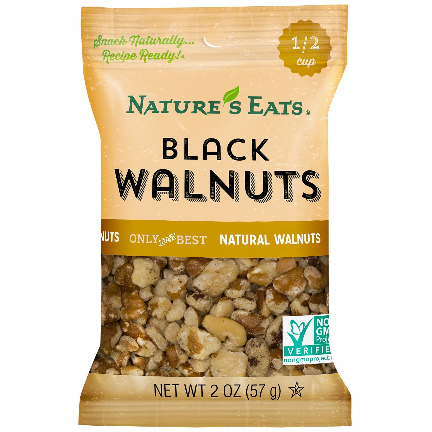 Natures Eats Black Walnuts, 2 Ounce (Pack of 12)