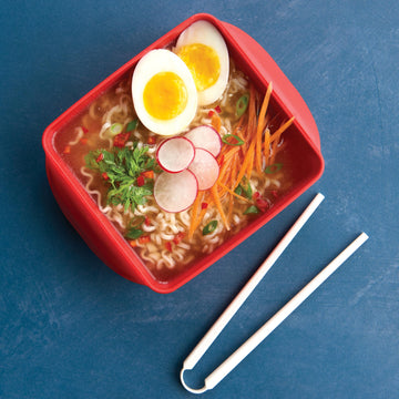 Nordic Ware Ramen Rush with Chopsticks 3.6 Cup Microwave Noodle Cooker