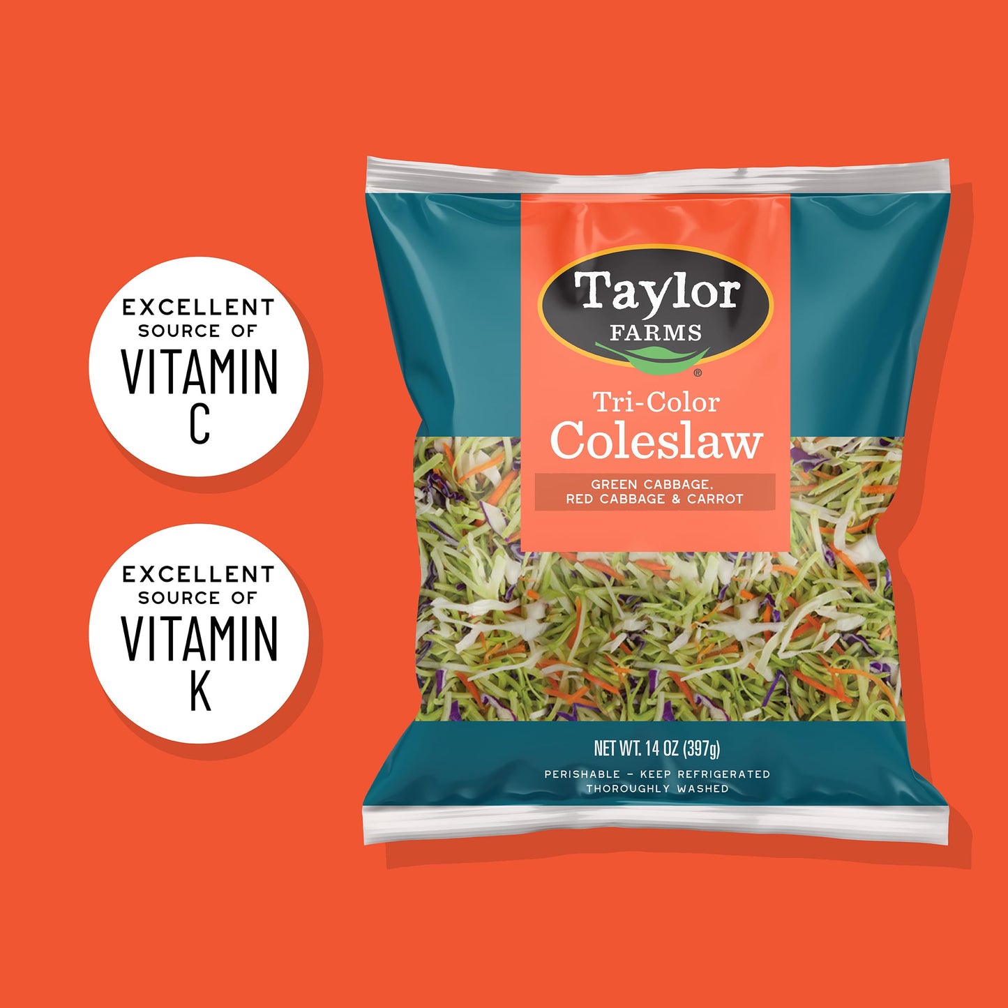 Taylor Farms Coleslaw Kit 14oz