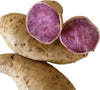 4 Pounds Fresh Okinawan Japanese Purple Sweet Potatoes - White Skin with Vibrant Purple Flesh, Grown in Hawaii