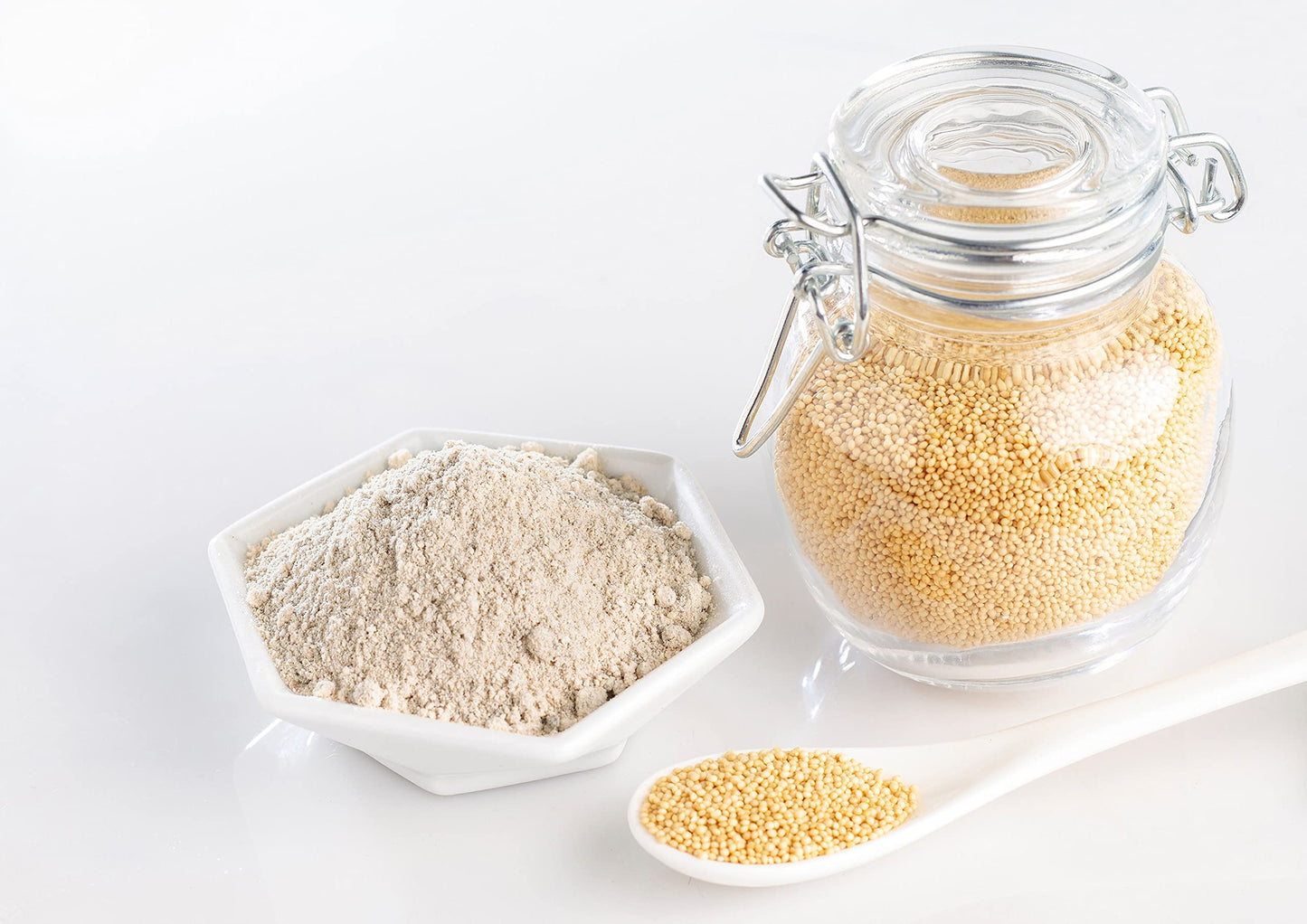 Food to Live Amaranth Flour, 2 Pounds Finely Milled Whole Grains, Vegan, Kosher, Bulk. High in Dietary Fiber and Plant-Based Pro