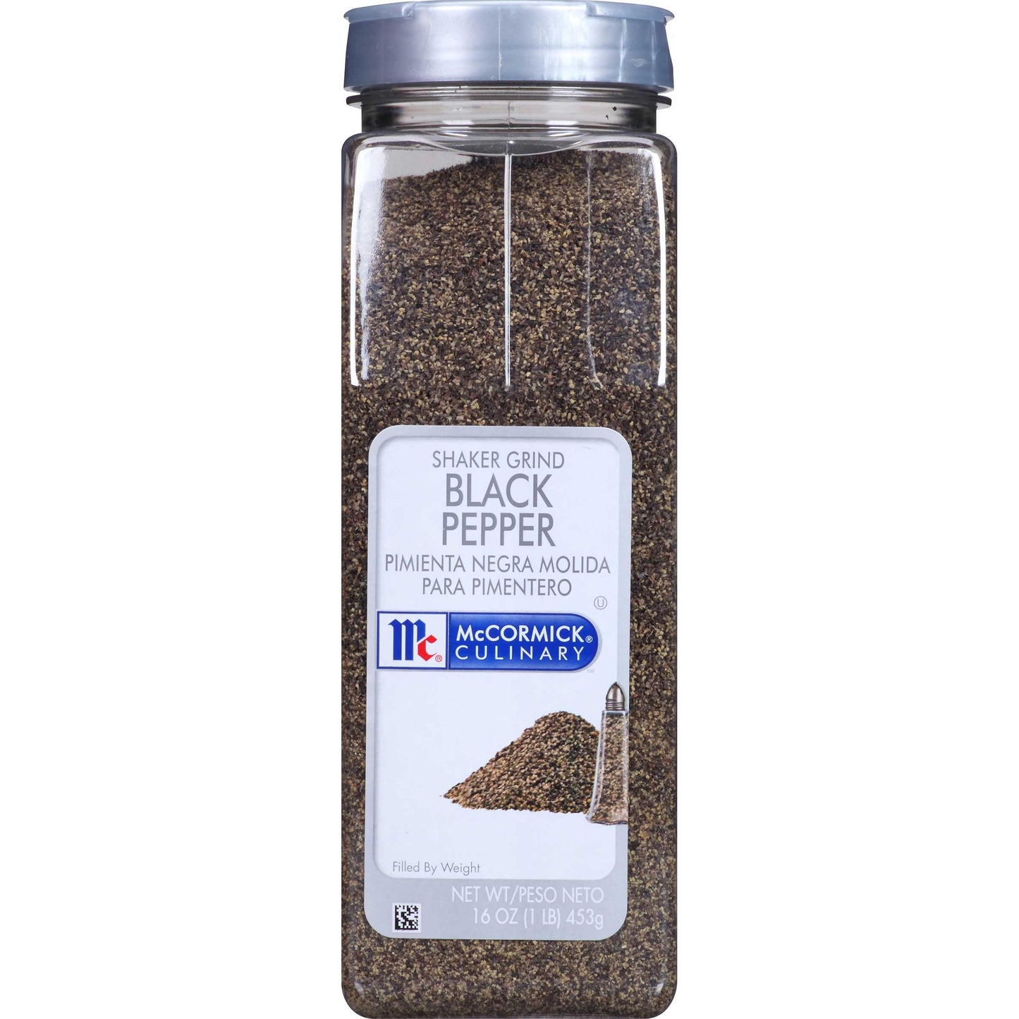 McCormick Culinary Shaker Grind Black Pepper, 16 oz (Pack of 6)