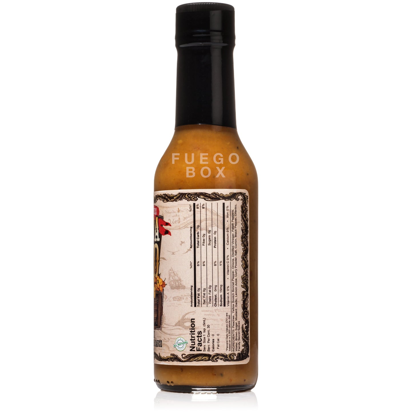 High River Sauces Cheeba Gold Barbados Style Scotch Bonnet Pepper Sauce (Single)