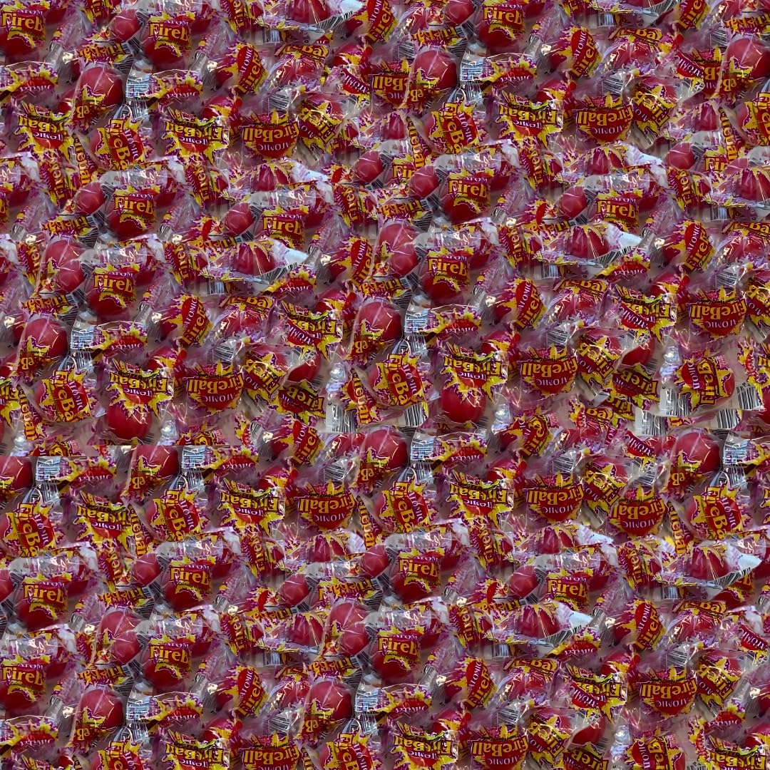 CandyKrave Atomic Fireballs Candy in Bulk - 1 LB Cinnamon Flavored Fire Balls Hard Candy - Jawbreakers Candy Individually Wrappe