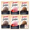 Junket Gelato Mix: Stracciatella (Vanilla Chocolate), Dark Chocolate, and Strawberry Cheesecake, Homemade Gelato Ice Cream Mix f