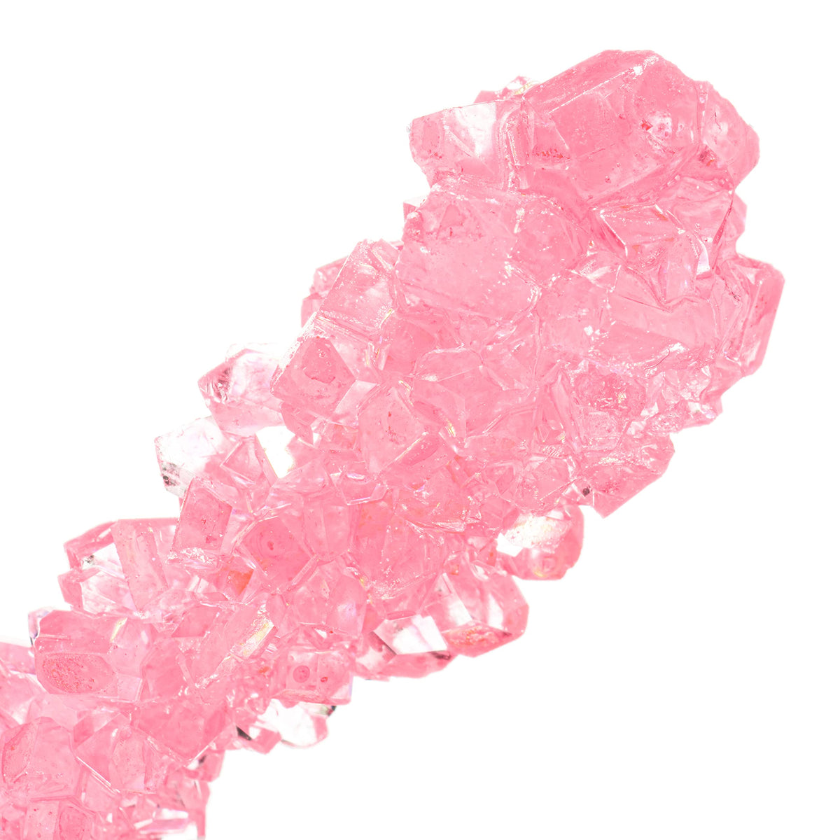 Light Pink Rock Candy Sugar Sticks - Cherry Flavored - 36 Individually Wrapped Pink Candy Party Favors