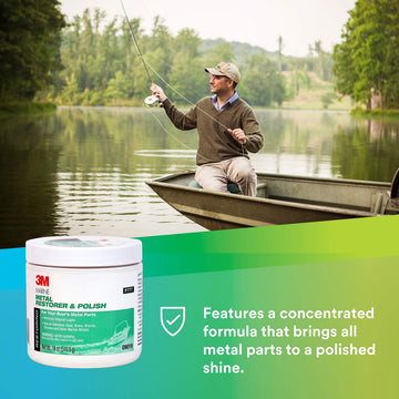 3M Metal Restorer And Polish, 09019, 18 Oz Paste