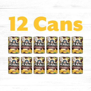 Pearls Colossal Ripe Pitted Olives Pack of 12 5.75 oz Cans
