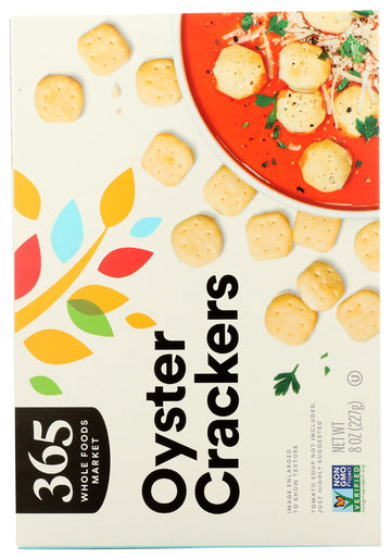 365 by Whole Foods Market Oyster Crackers, 8 Ounce - Perfect for Snacking, Pack of 1