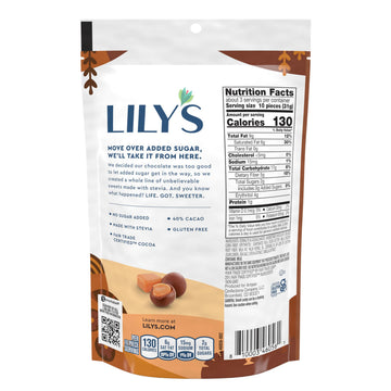 Milk Chocolate Style Caramels By Lily's Sweets | Stevia Sweetened, No Added Sugar, Low-Carb, Keto Friendly | Fair Trade, Gluten-Free & Non-Gmo | 3.5 oz, 3 Pack