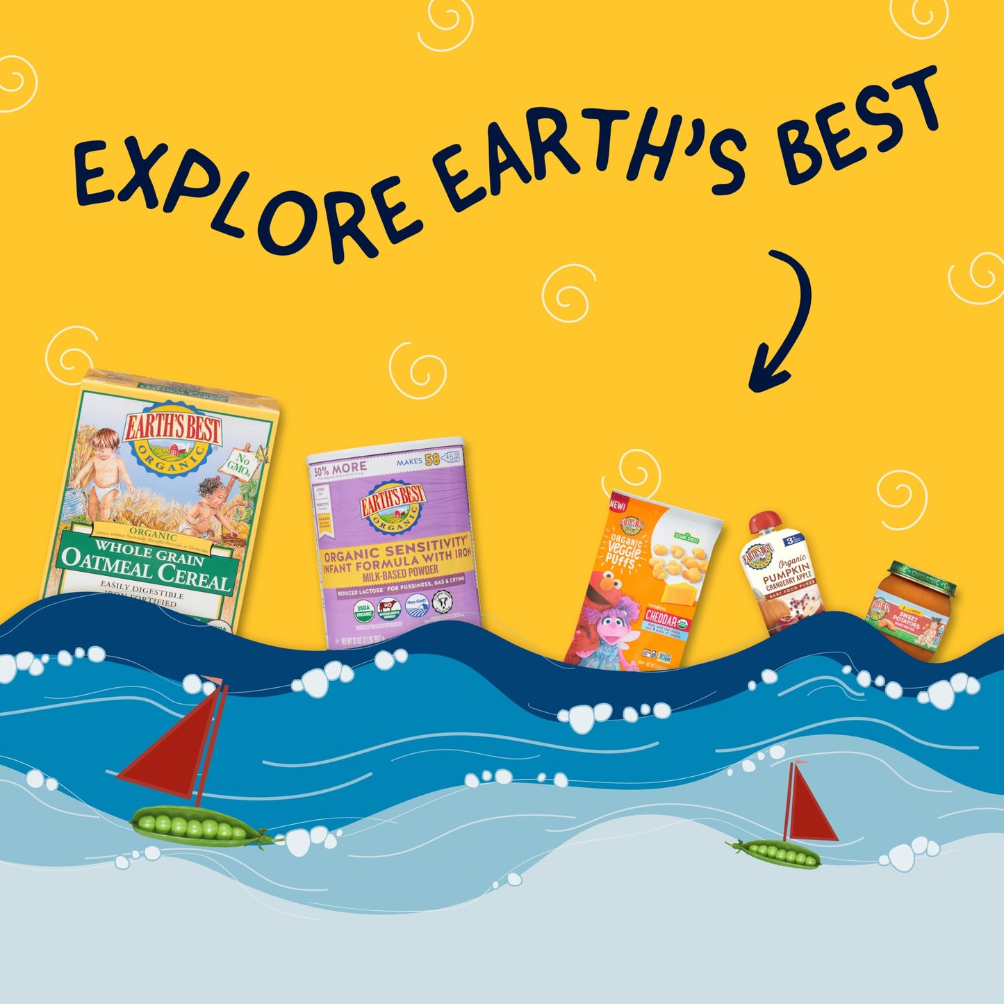 Earth'S Best Pasta + Veggie Puree Organic Mac + Cheese With Veggies 4Oz Pouch (Pack Of 12)