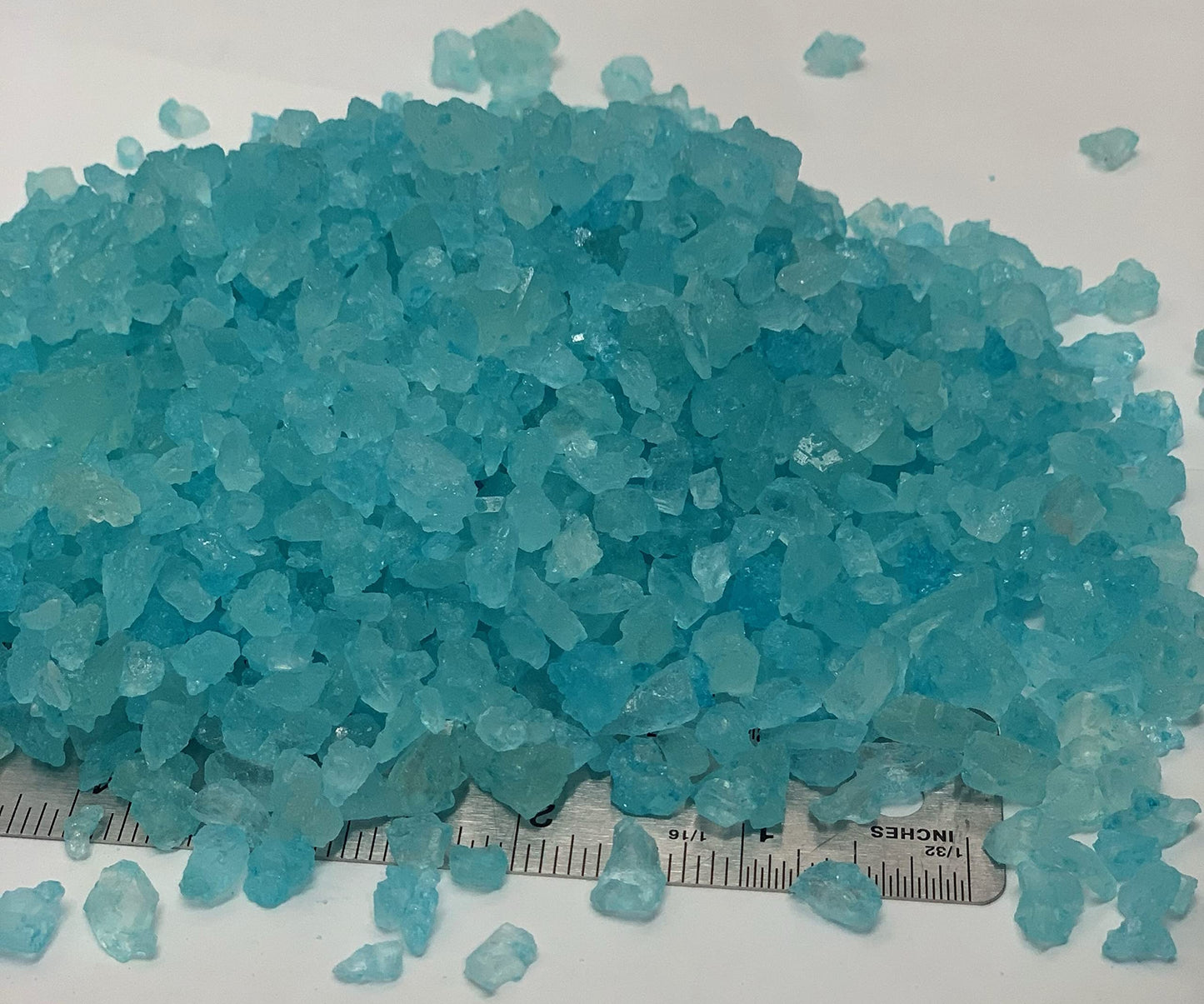 Sweetglob Old Fashioned Medium Rock Sugar Candy Gems, Lump Sugar Rock Crystals (1 Pound, Cotton Candy)