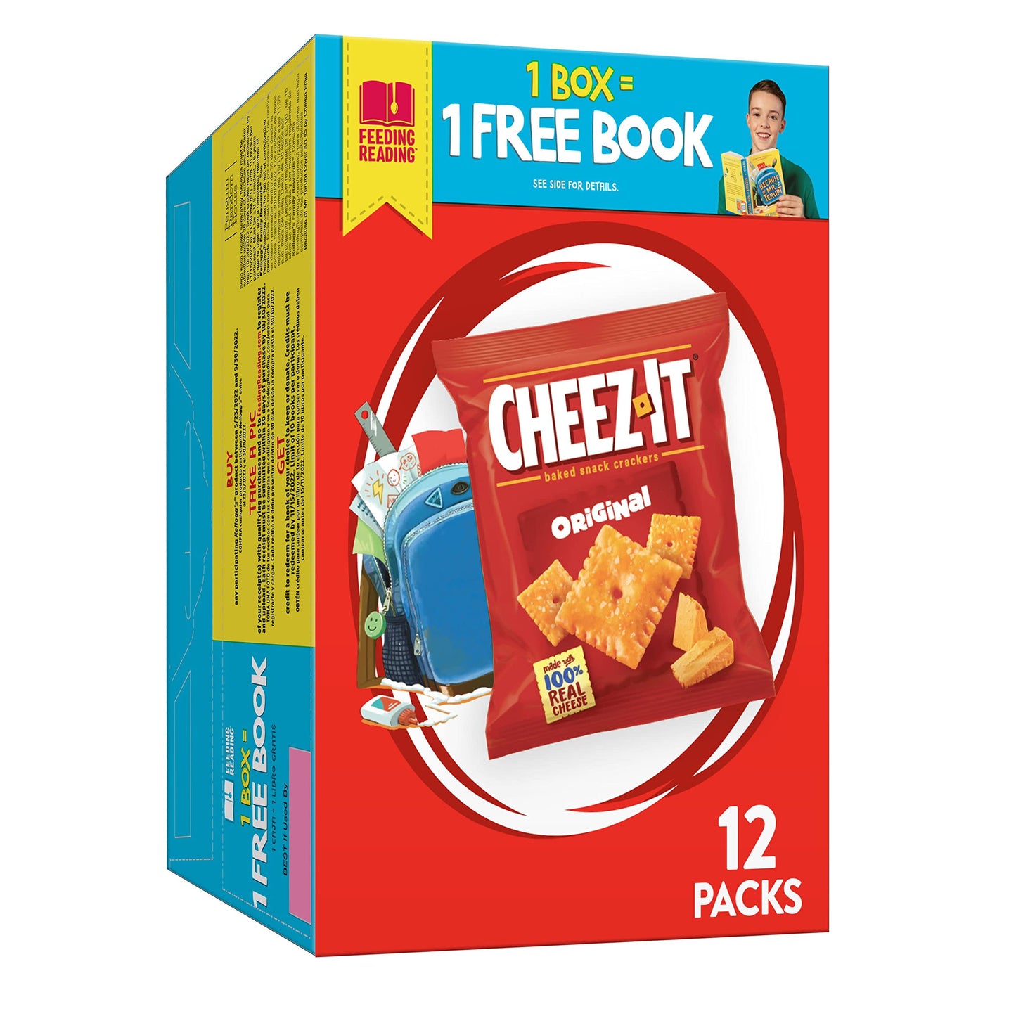 Cheez-It Snack Crackers Original - 12 PK