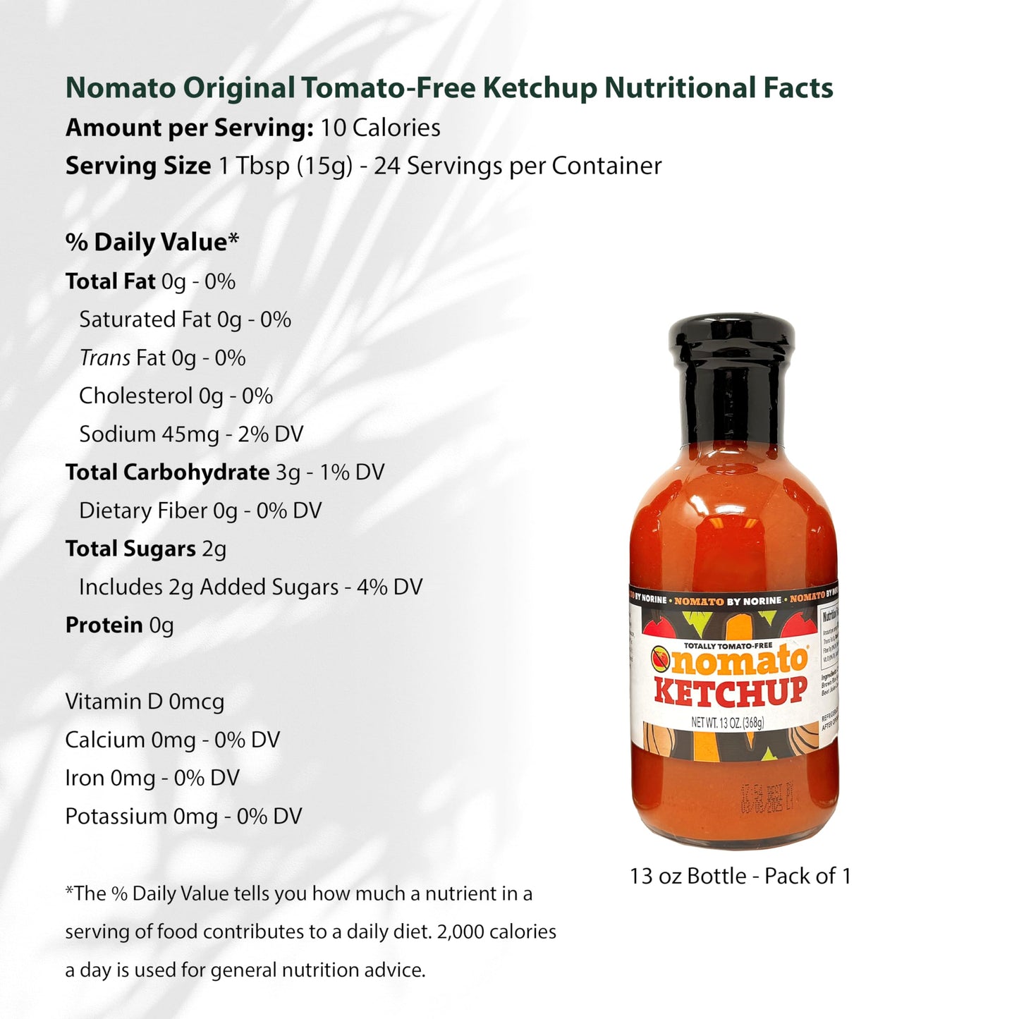 Nomato Ketchup 13 Oz