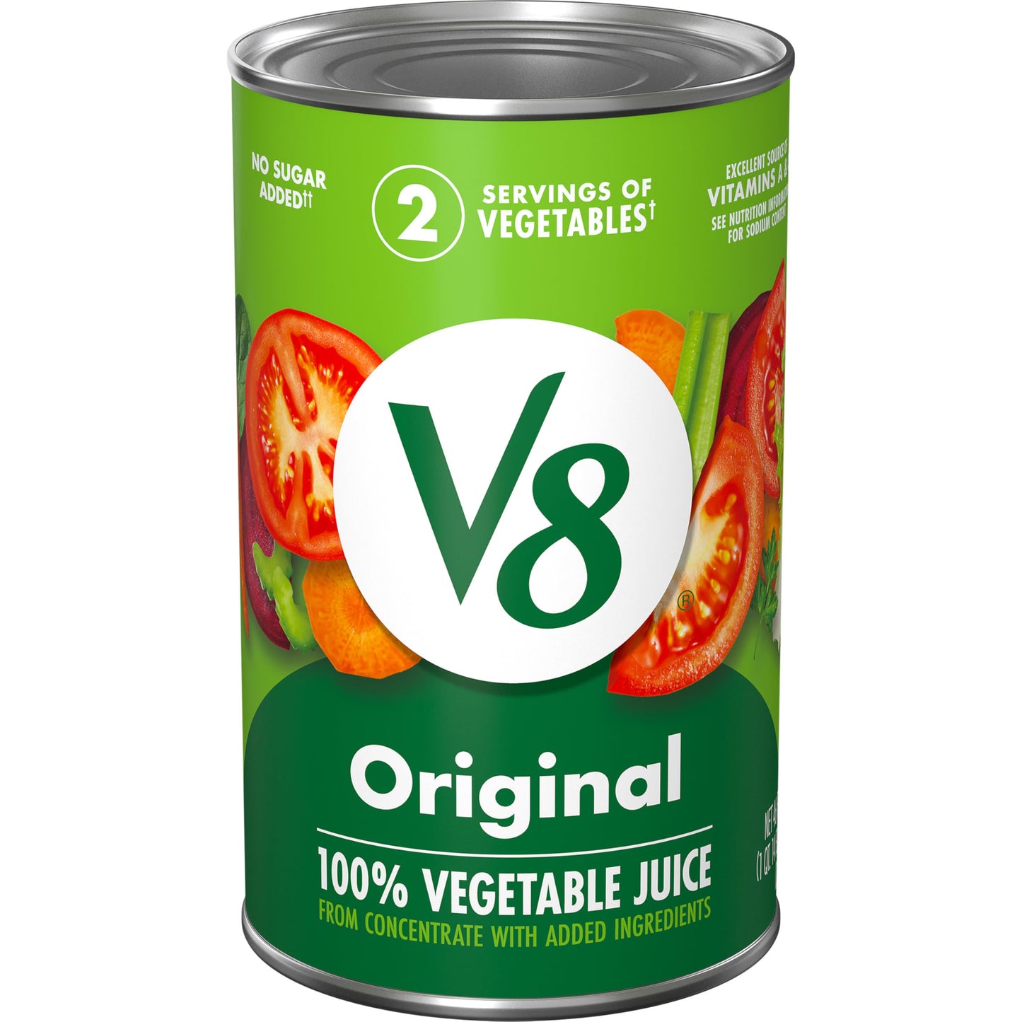 V8 Original 100% Vegetable Juice, 46 fl oz Can