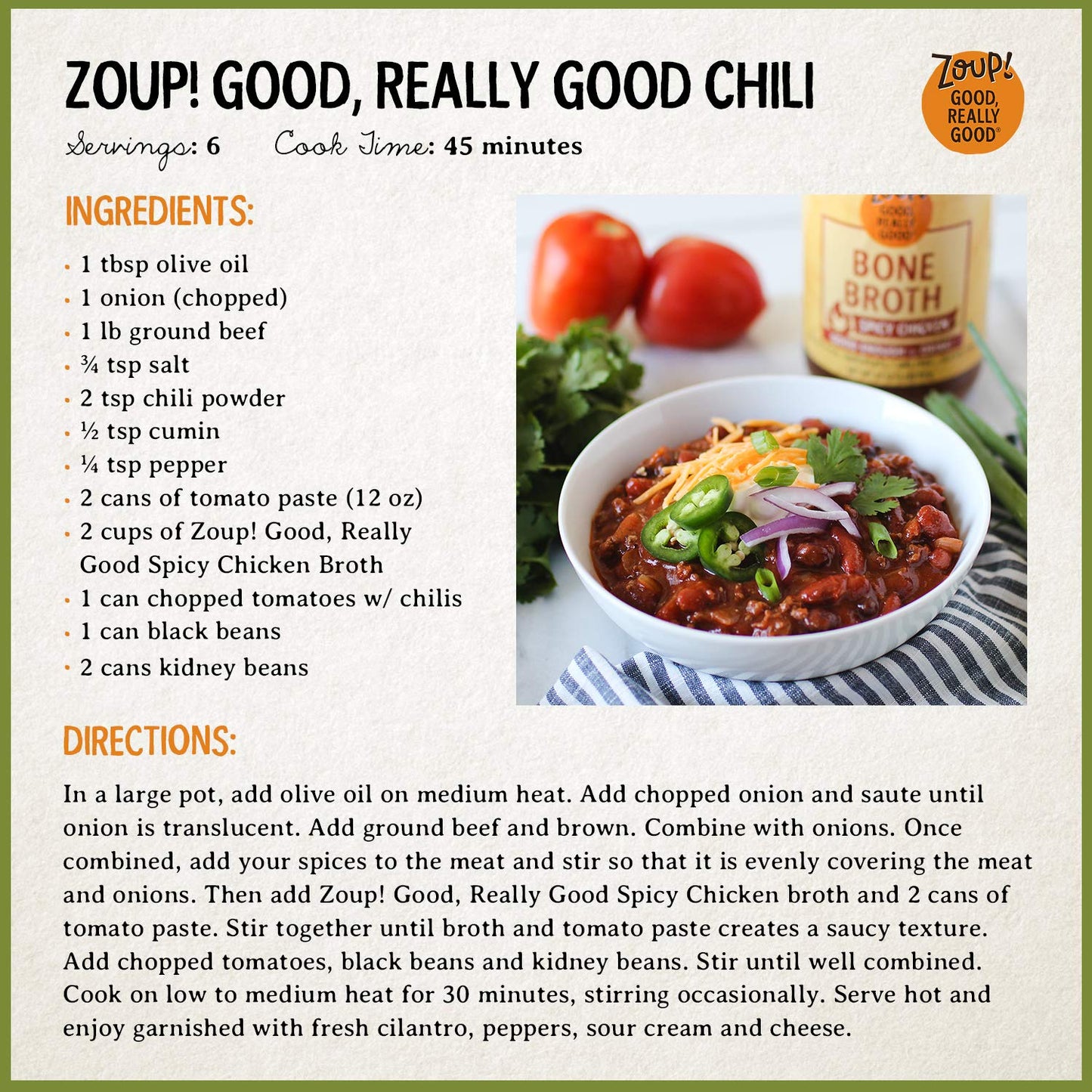 Chicken Bone Broth By Zoup! Keto-Friendly, Gluten Free, Fat Free, Non-Gmo Clear Chicken Broth - Great For Stock, Bouillon, Soup