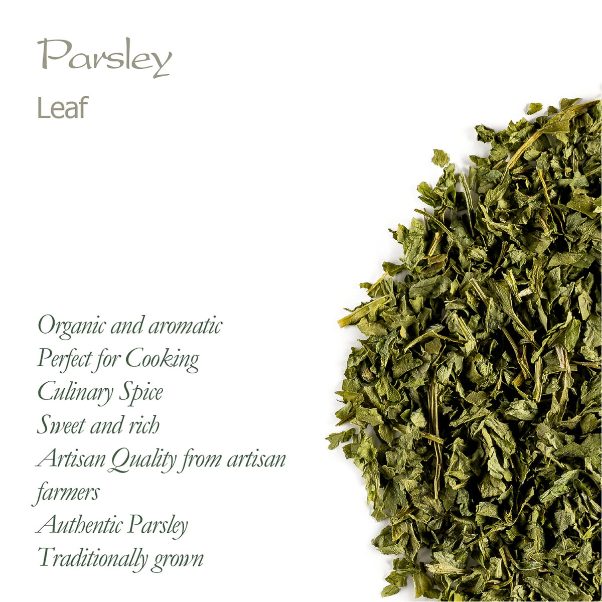 Parsley Organic Seasoning Spice - Perfect As Garnish - Petroselinum Crispum - Parseley Parsely Organic Parlsey Parslehy Parsley