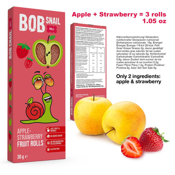 Snacks Variety Pack - 30 Healthy Individual Packs For Kids Adults With Natural Strawberries Blackcurrant Apple And Pear Gluten-F