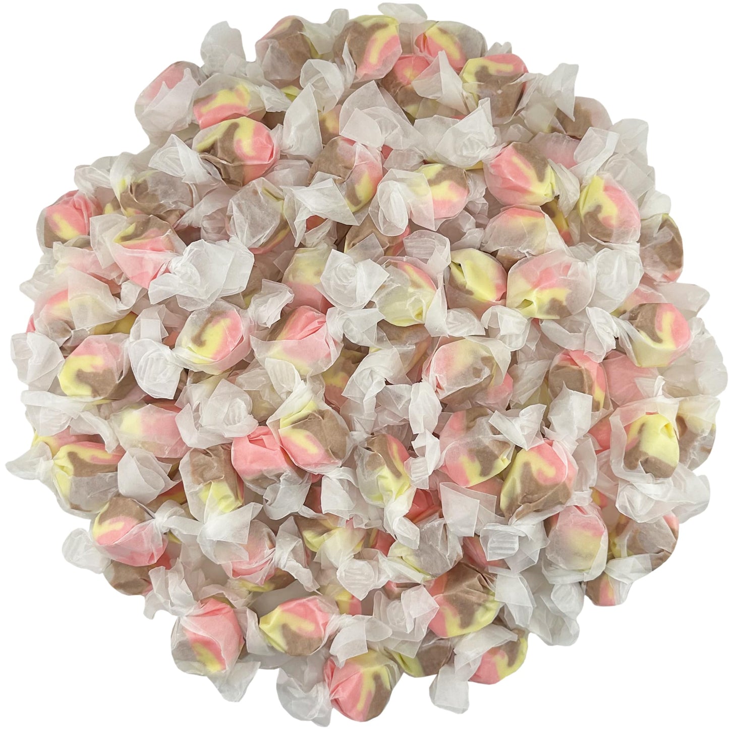 Firstchoicecandy All Flavor Saltwater Taffy (Banana Split, 1 Pound)