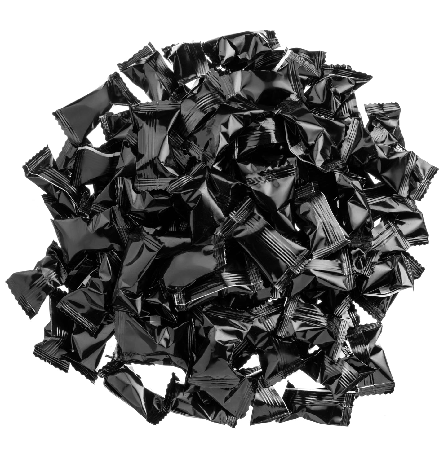Candy Envy - Black Wrapped Buttermints - 13 oz. Bag - 100 Individually Wrapped Candy Mints