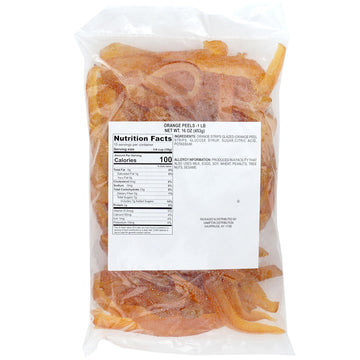 Orange Peel Strips 1 Pound Bag The Hampton Popcorn & Candy Company