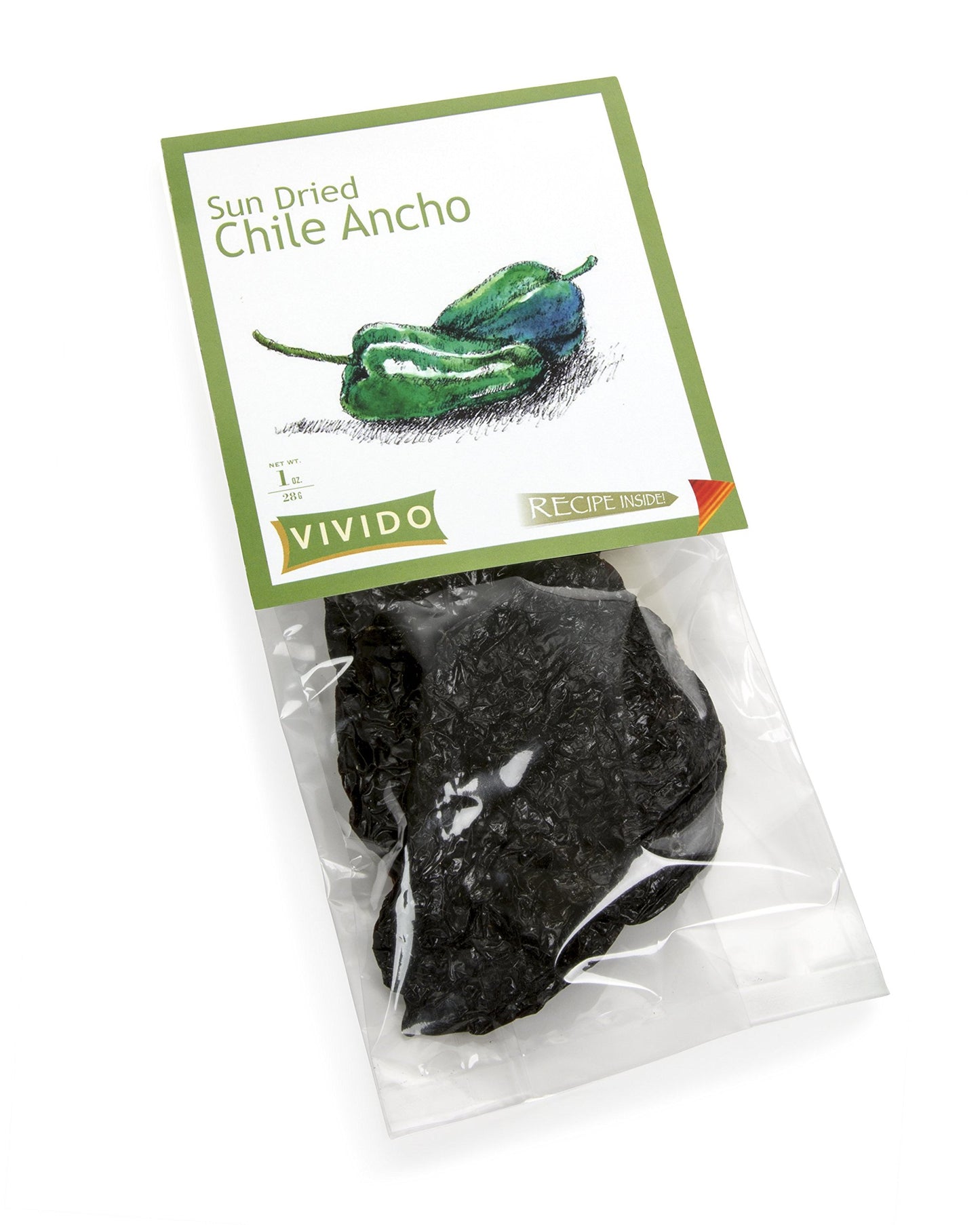 VIVIDO NATURAL Dried Ancho Chiles, 1 OZ