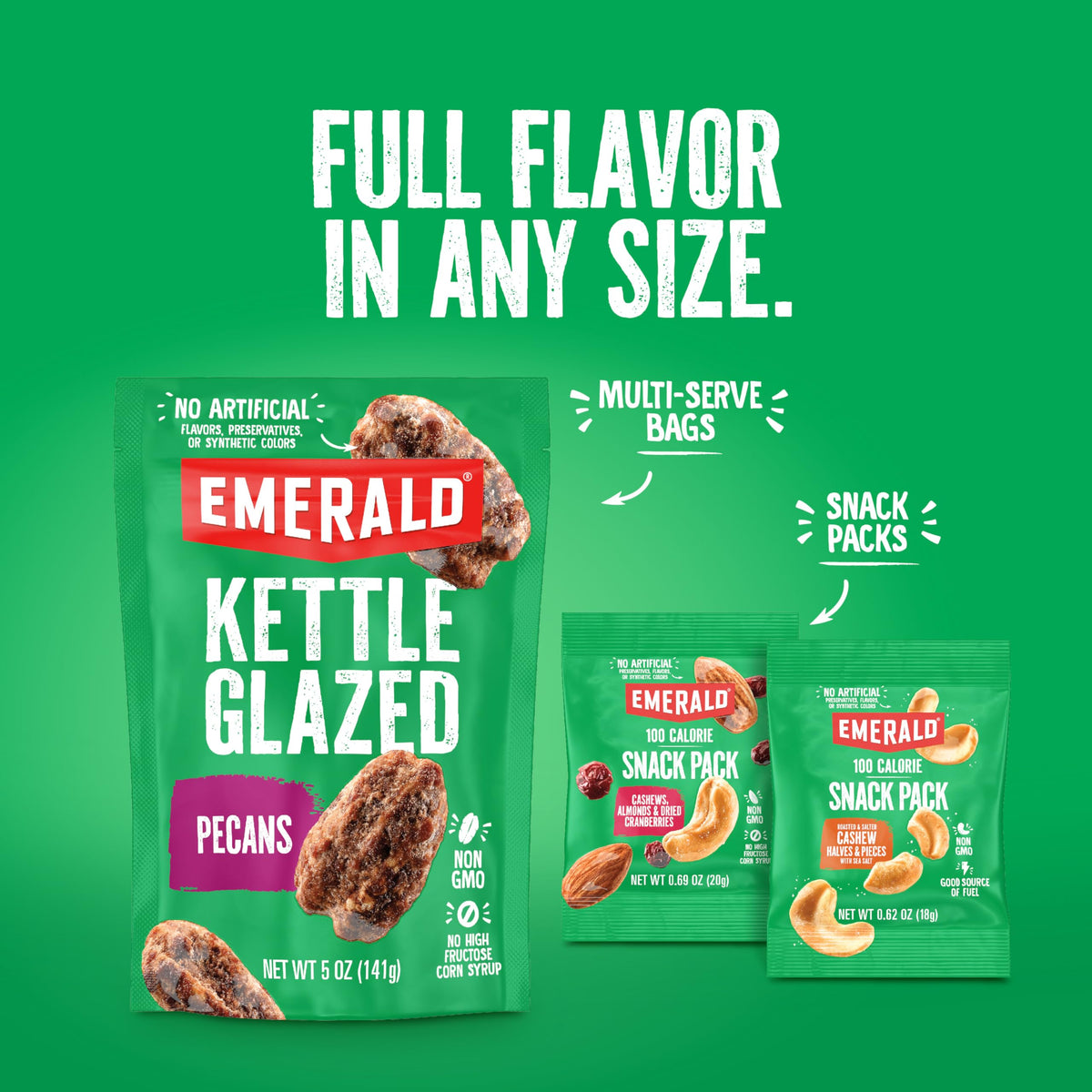 Emerald Salted Deluxe Mixed Nuts (1-Pack) | 36oz Resealable Bulk Bag | Features Cashews, Almonds, Walnuts, Brazil Nuts, Pecans |
