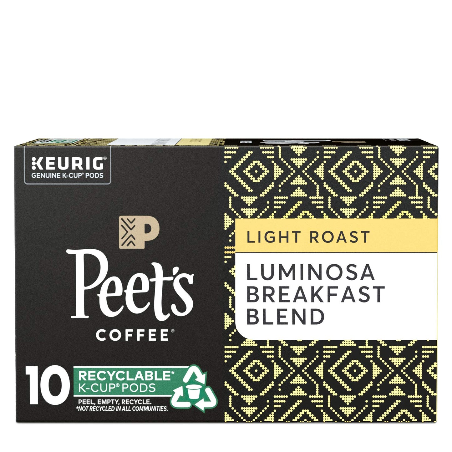 Peets Coffee K-Cup Pack Colombia Luminosa, 10ct