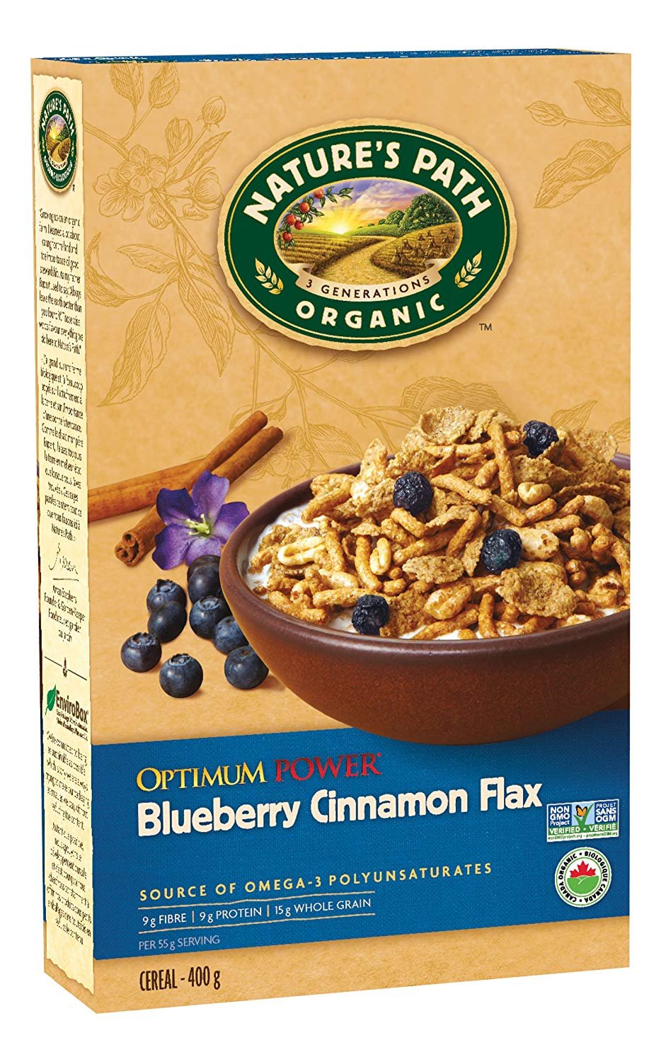 Natures Path Optimum Power Cereal (3x14 oz.)