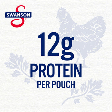 SWANSON S Fully Cooked White Chunk Chicken, Ready to Eat, 2.6 Oz Pouch