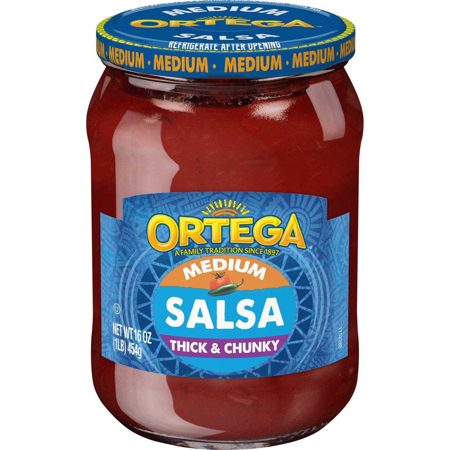Ortega Thick and Chunky Salsa, Medium, 16 oz