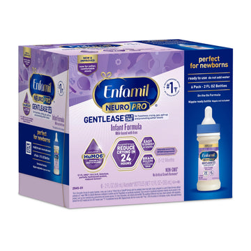 Enfamil NeuroPro Gentlease Baby Formula, Brain Support that has DHA, HuMO6 Immune Blend, Designed to Reduce Fussiness, Crying, G