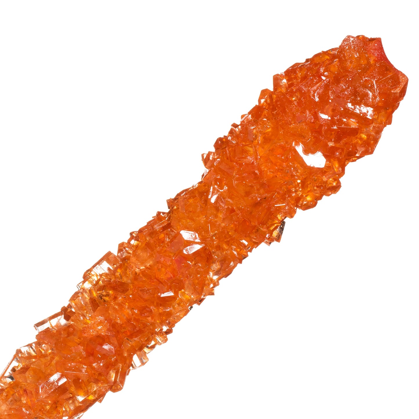 Orange Rock Candy Sugar Sticks - Orange Flavored - 36 Individually Wrapped Candy