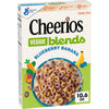 Cheerios Veggie Blends Breakfast Cereal, Blueberry Banana, Made with Fruits and Veggies, 10.6 oz
