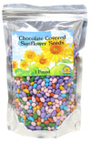 Rabbit Creek Sunflower Food Company Pastel Chocolate Covered Sunflower Seeds, Easter Chocolate Spring Cupcake Decorations, Ice C