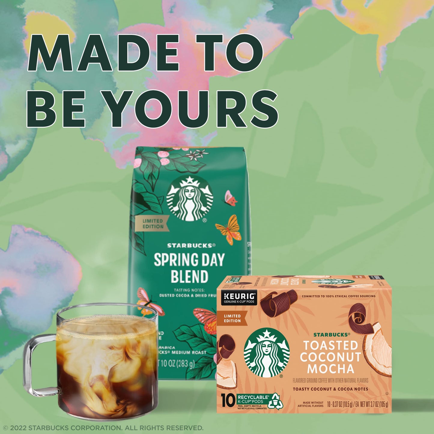 Starbucks Spring Day Blend Coffee, Roast & Ground, 17oz (Pack of 6)