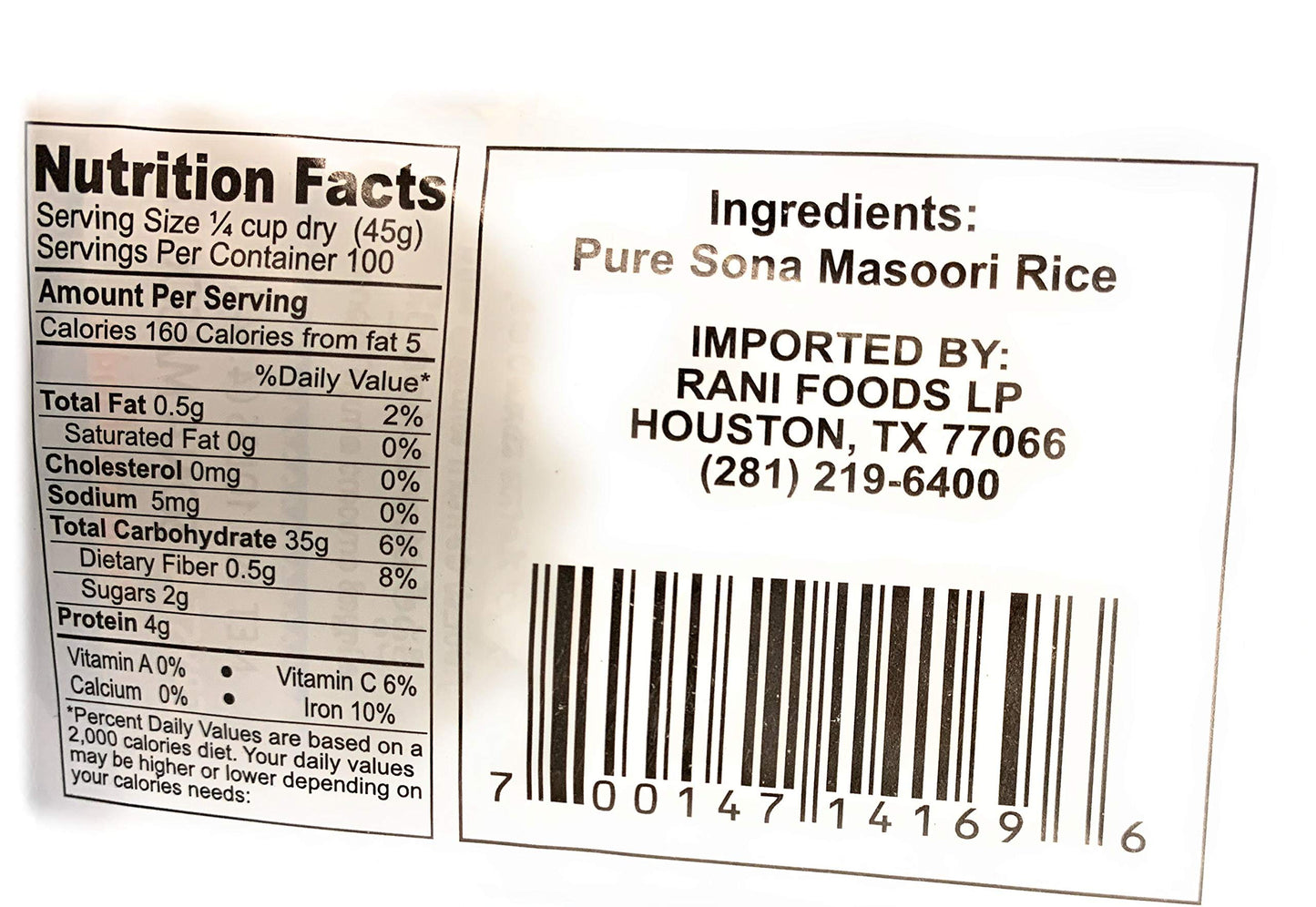Asian Kitchen Crystal Sona Masoori Aged Rice 20-Pound Bag, 20Lbs (9.08Kg) Short Grain Rice ~ All Natural | Gluten Friendly | Veg