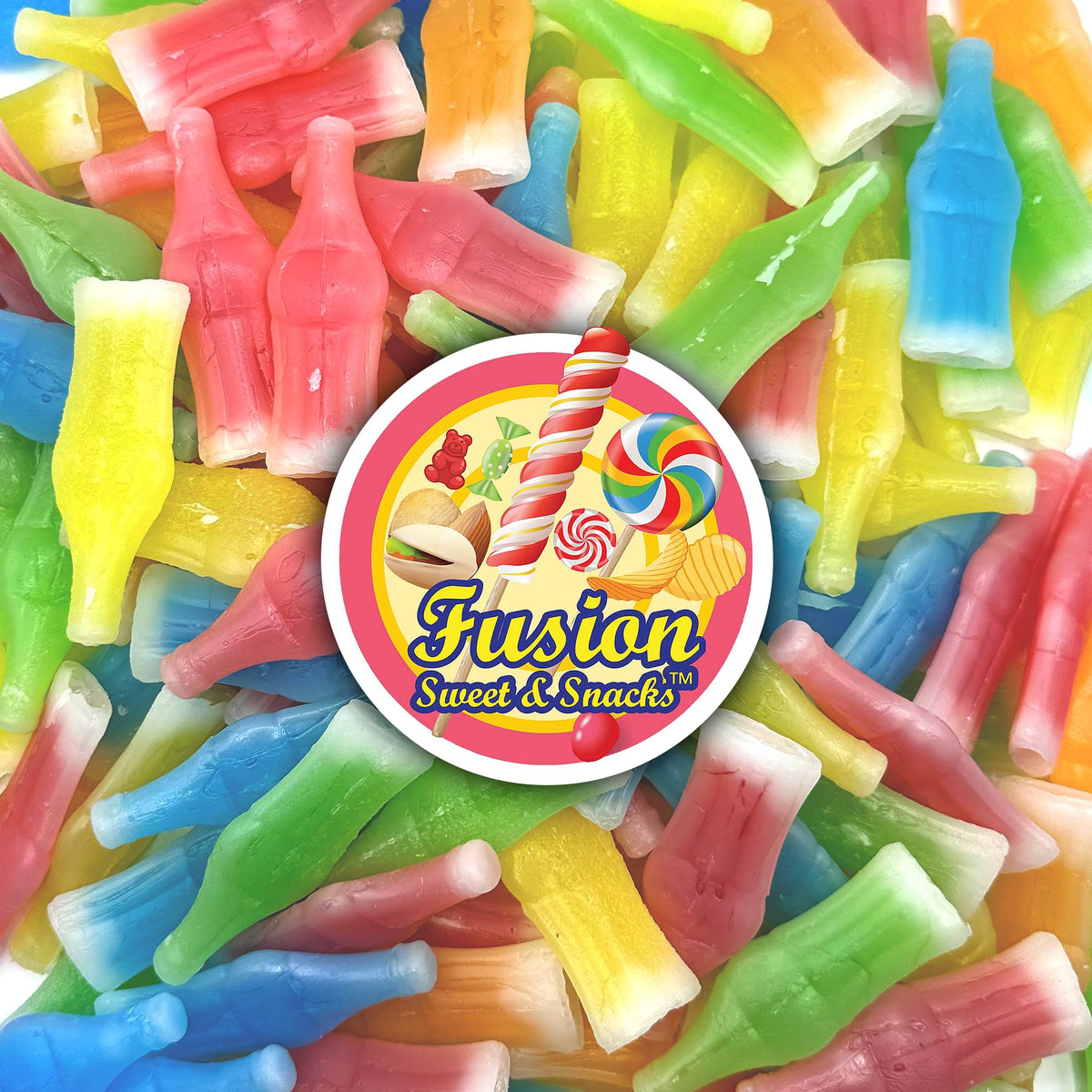 Wax Bottle Candy Drinks, 1 Pound Bag - Retro Wax Candy Bottles, Liquid Filled - Variety Flavor Nip Candy Juice - Classic Wax Can