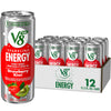 V8 +SPARKLING ENERGY Strawberry Kiwi Energy Drink Made With Real Vegetable And Fruit Juices 11.5 FL OZ Can (Pack Of 12)