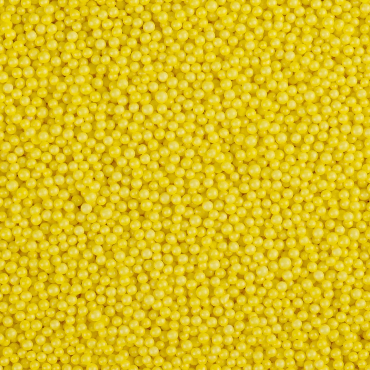 Yellow Nonpareils Sprinkles - 2mm Edible Mini Pearl Sprinkles for Cake Decorating, Cupcake, Cookie, Baking, Donuts, Ice Cream To