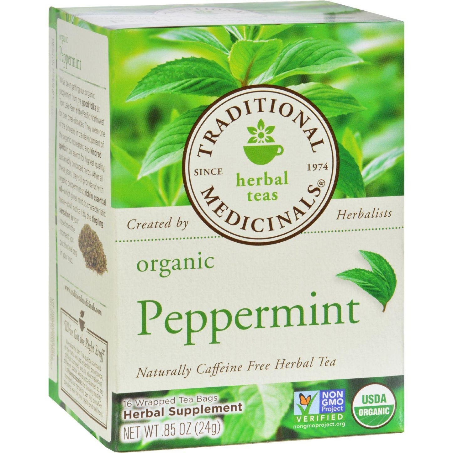 Traditional Medicinals Tea Organic Peppermint 16 Bag (Value Bulk Multi-Pack)