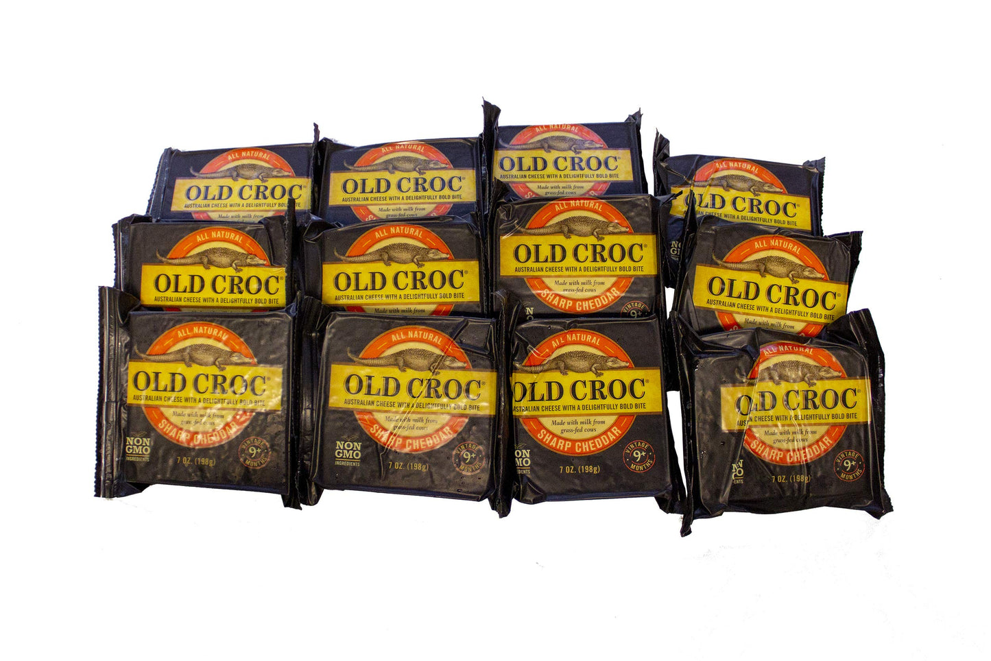Old Croc Sharp Cheddar 7 Oz Each 12 Chunks