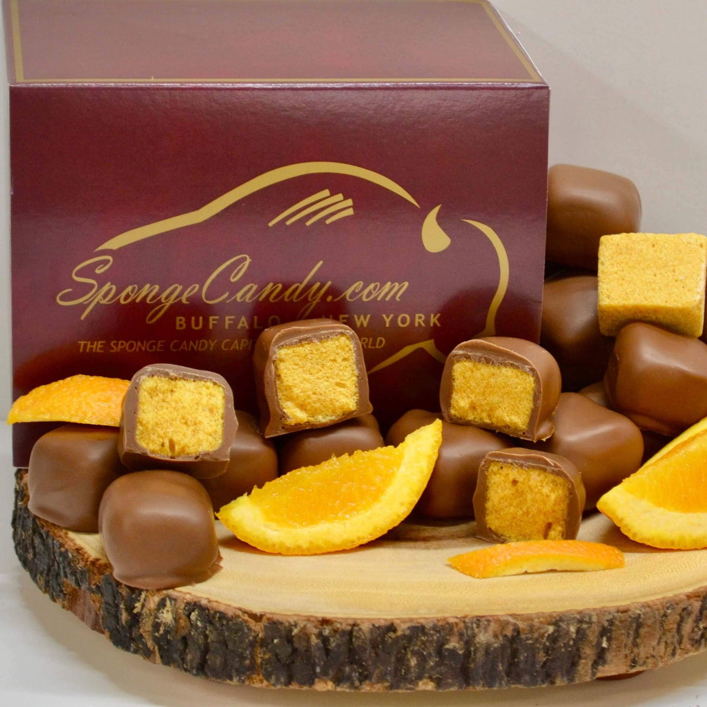 Orange Chocolate Sponge Candy