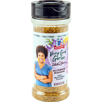 McCormick Garlic All Purpose Seasoning by Tabitha Brown, 4.87 oz (Pack of 6)