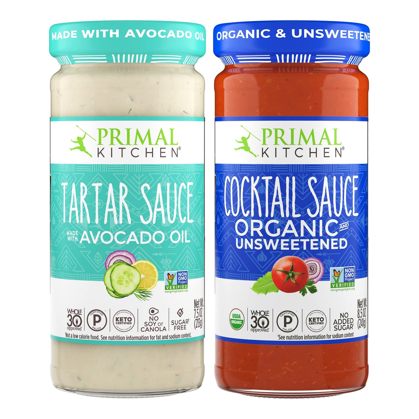 Primal Kitchen Entertaining 2-Pack Made With Real Ingredients Includes Tartar Sauce And Organic Mixed Flavor Sauce