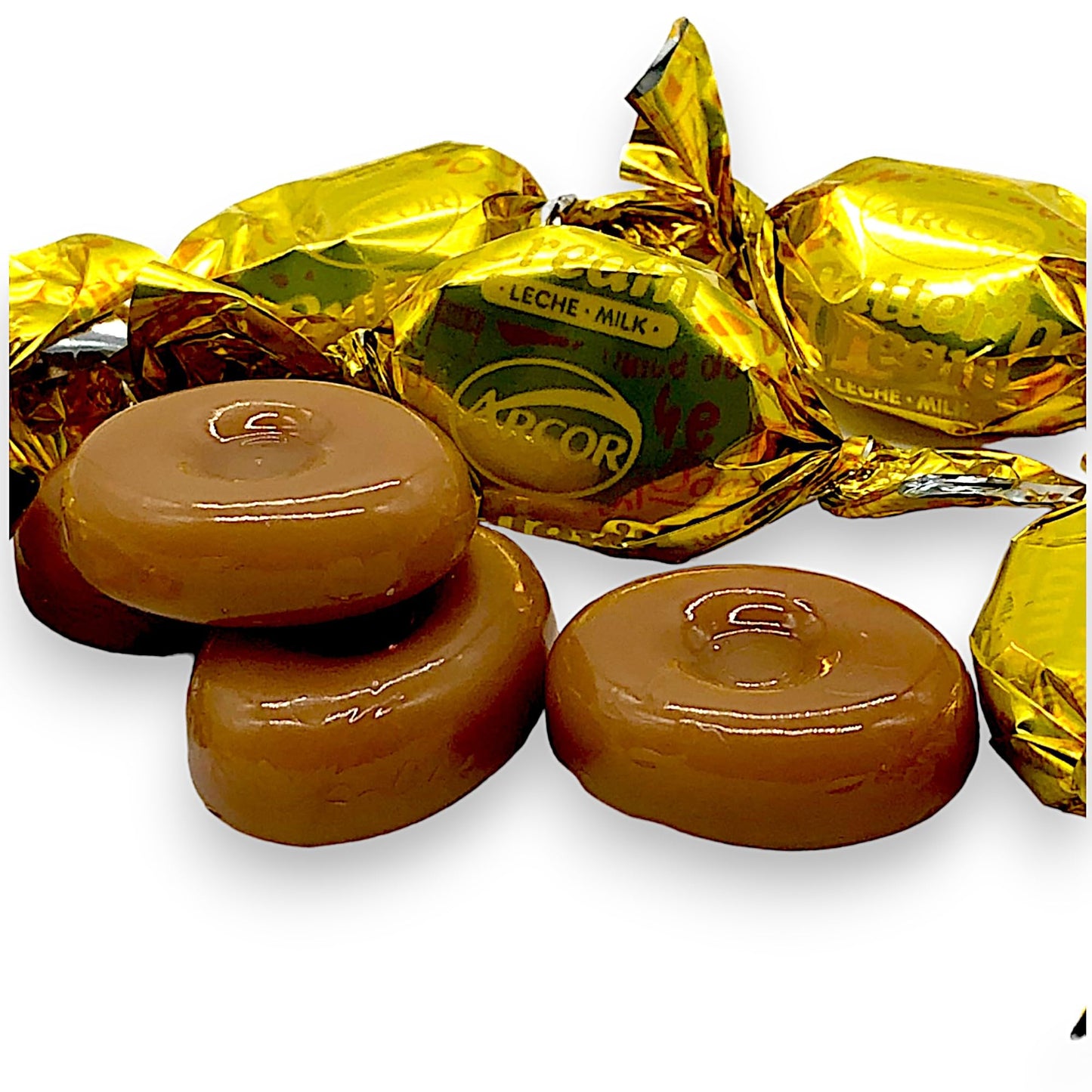 Arcor Butter 'N' Cream Toffee Candy-1.5 Lbs Old Fashion Hard Candies Individually Wrapped- Crafted With Real Butter And Fresh Cr