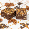 Valley Fudge Chocolate Caramel Pecan Gourmet Candy, Fresh Artisan Fudge, Half Pound Package