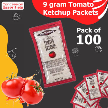 Brickmans Ketchup Packets 9 Grams Pack of 100