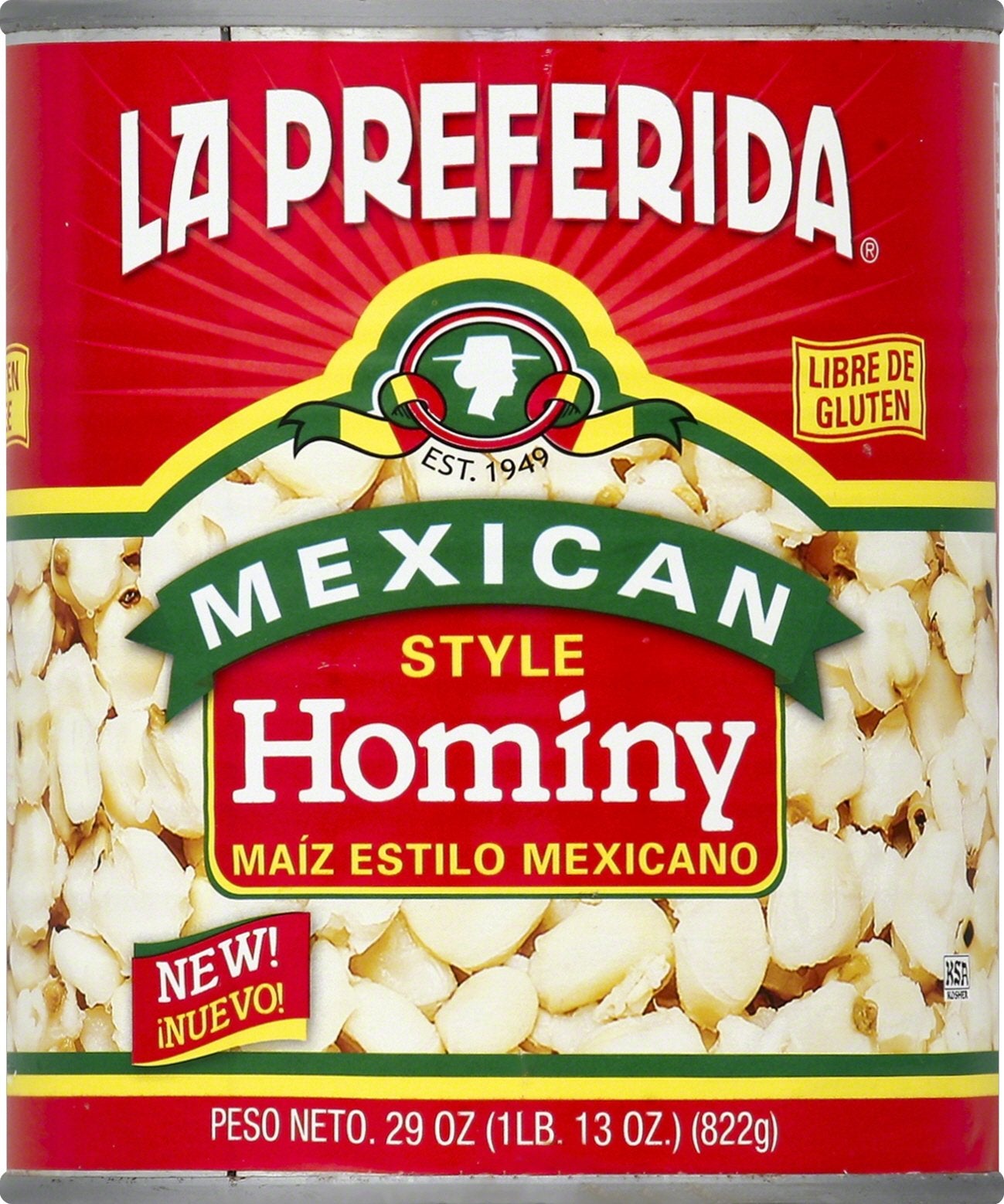 La Preferida Mexican Style Hominy, 29oz